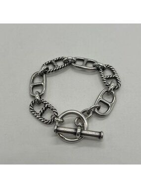 Gucci Anchor Link Chain Toggle Bracelet Twist
